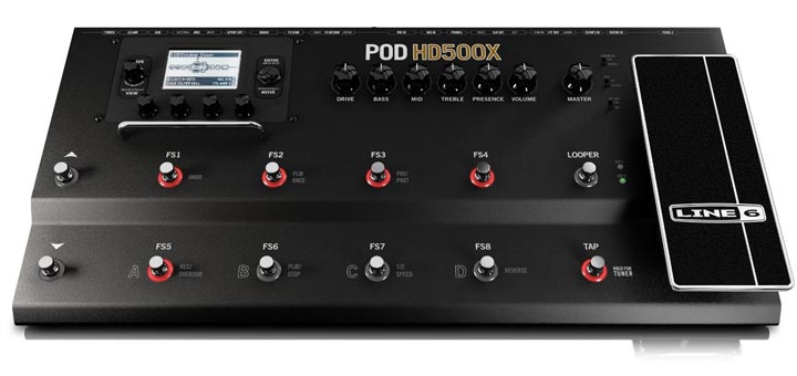 The POD HD500X includes a great looper