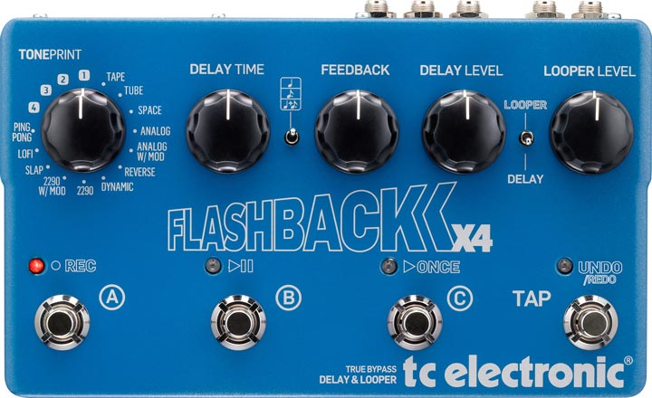 The Flashback X4 has an excellent inbuilt looper