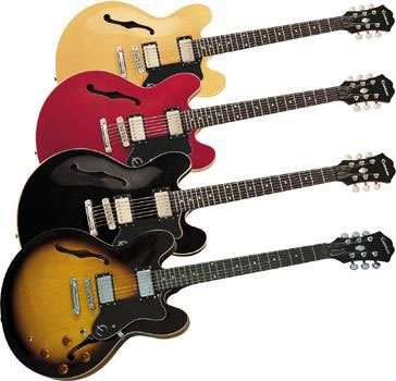 Epiphone Dot color options