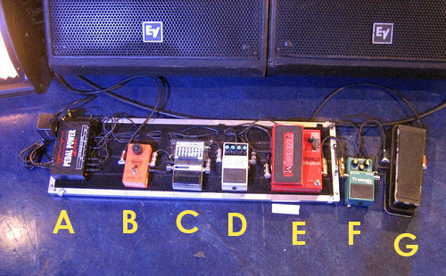 tom morello pedalboard