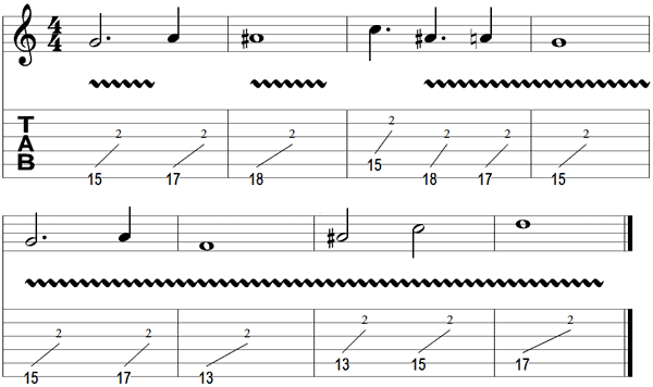 Like a Stone Whammy Solo Guitar Lesson