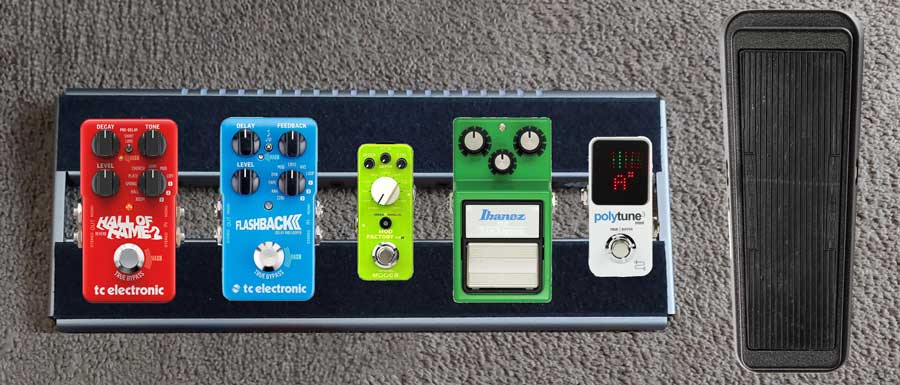 Beginner pedalboard layout