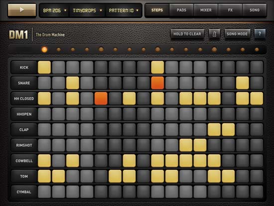 Aplicación Drum Machine en iOS