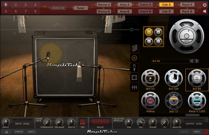 AmpliTube 4 cabinets