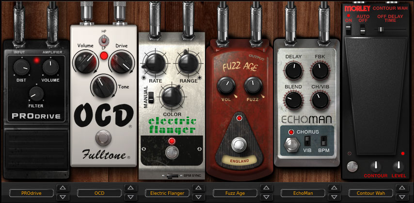 AmpliTube 4 pedals