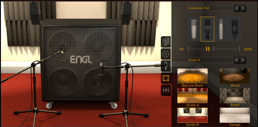 AmpliTube 4 Room Settings