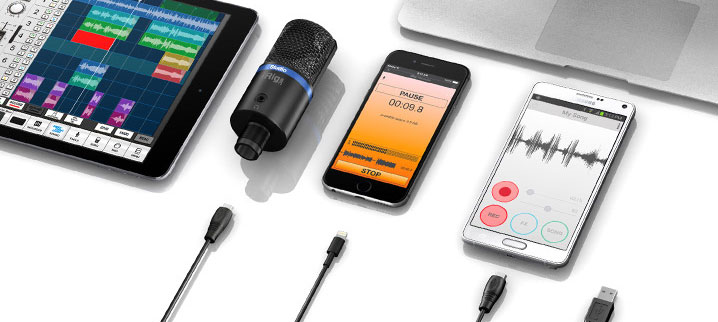 iRig Mic Studio connections