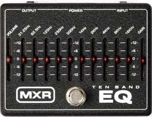 MXR 10-band EQ pedal for acoustic guitar