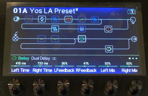 Line 6 Helix Delay Screen