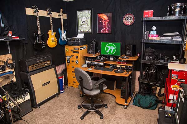 guitar practice room ideas