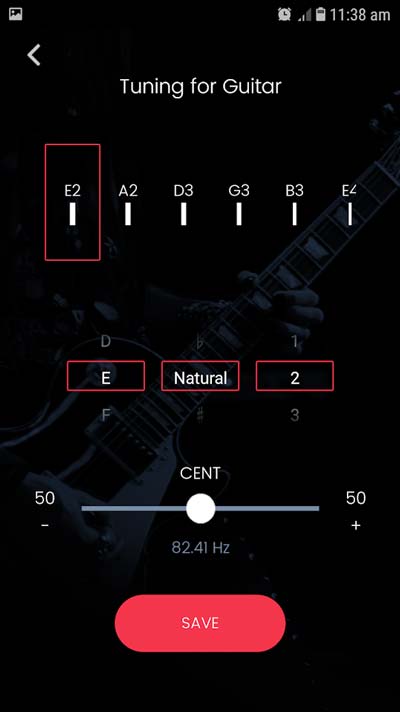 Roadie 2 App Custom Tunings