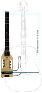 size of guitar travel