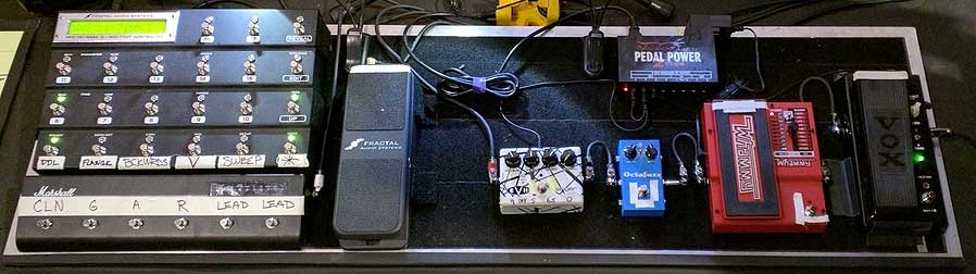 Joe Satriani Pedalboard 2016