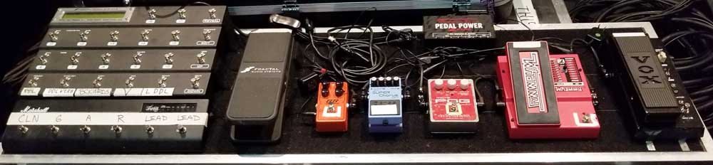 Joe Satriani's Pedalboard in 2018