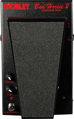 morley steve vai bad horsie wah pedal