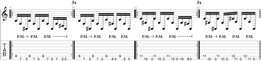 7 String Chord Chart