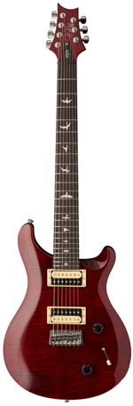 PRS SE SVN Cherry Black