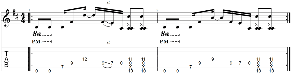 7 String Chord Chart