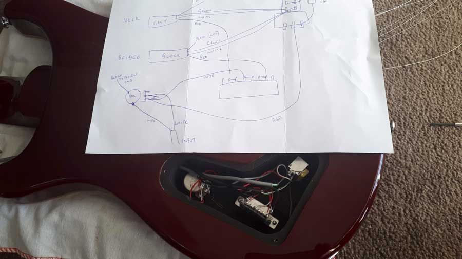 Guitar wiring diagram