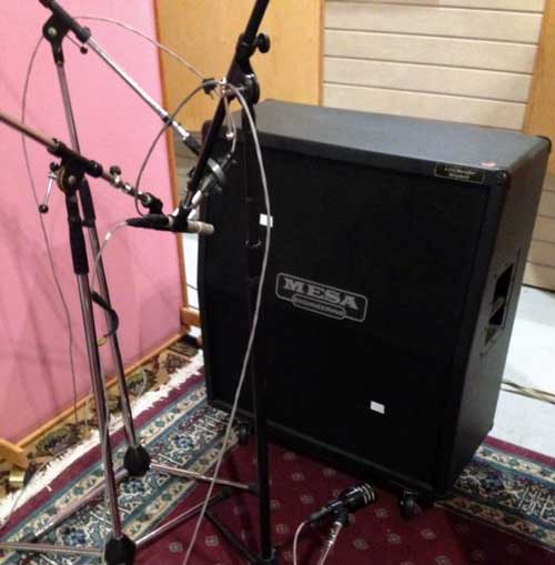 Mesa cab in studio