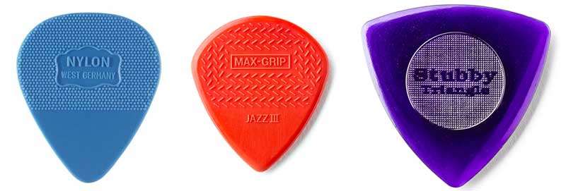 Grip guitar picks