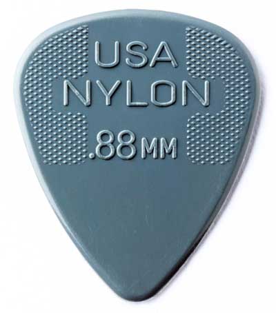 Nylon guitar pick