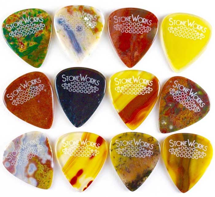 Stone Guitar Picks