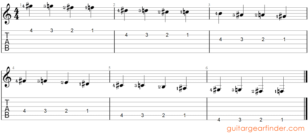 1B Descending Stretching Exercise