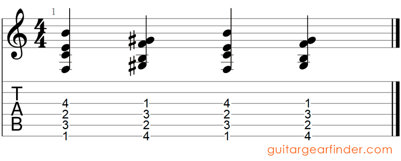 4B Advanced Chord Flipping Exercise