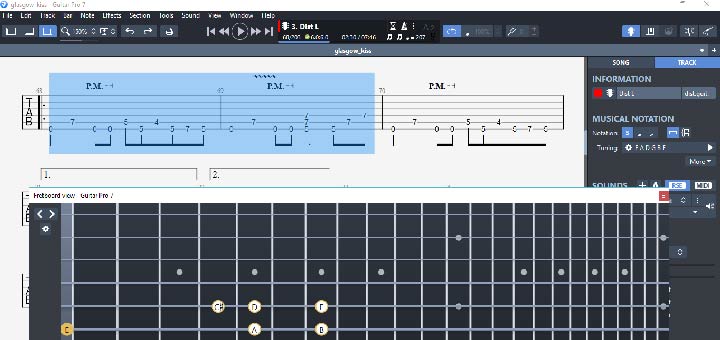 guitar pro 6 fretlight