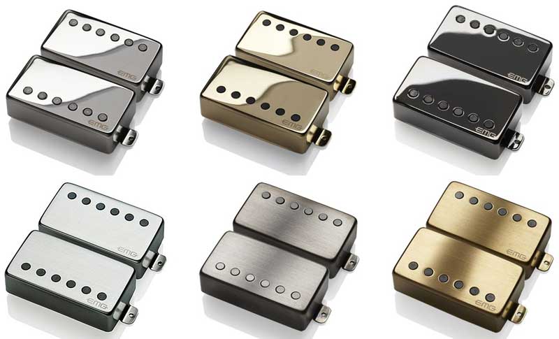 James Hetfield active guitar pickups