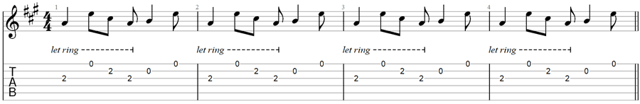 Ticket to Ride 12-String Guitar TAB