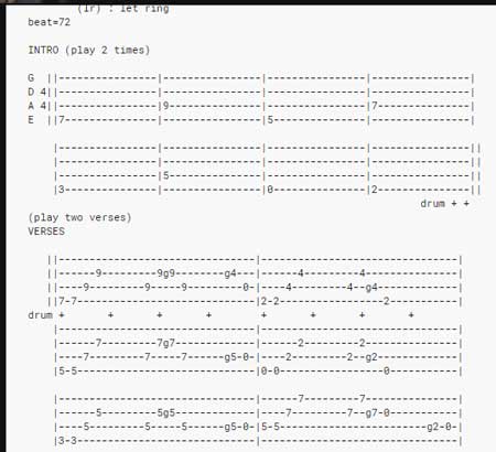 Ultimate Guitar Bass TAB