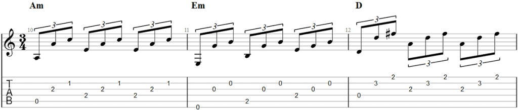 8 Essential Fingerpicking Patterns with Guitar TAB & PDF - Guitar Gear ...
