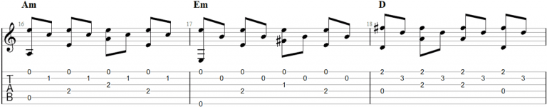8 Essential Fingerpicking Patterns with Guitar TAB & PDF - Guitar Gear ...