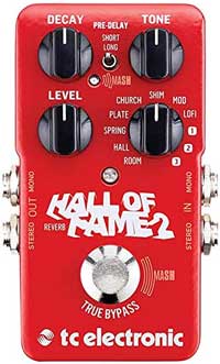 Hall of Fame 2 Reverb pedal for acoustic guitar