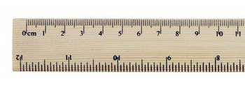 Wood ruler