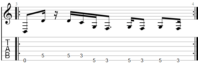 Moby Dick Drop D Guitar TAB