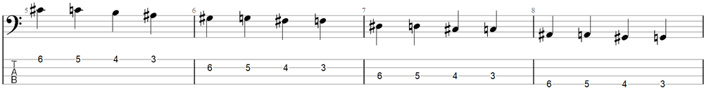 finger exercises for bass players