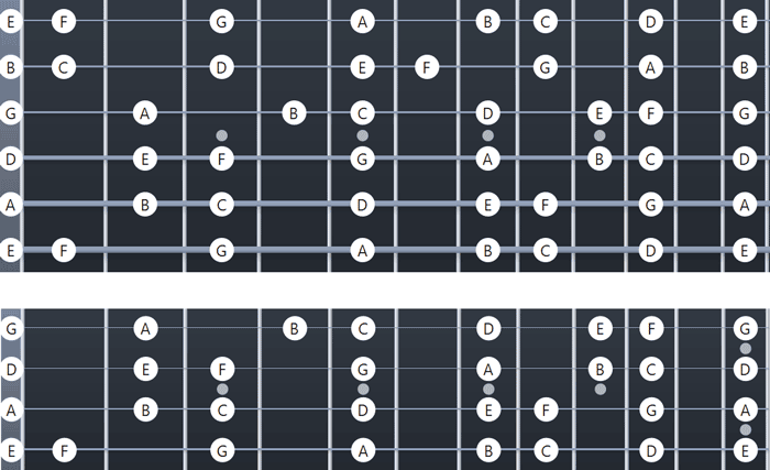 Bass vs Guitar Fretboards