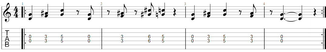 smoke on the water guitar tab