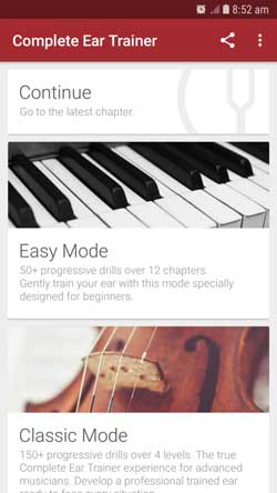 ear or aural music training apps