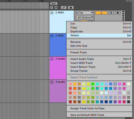 change guitar rig presets in ableton