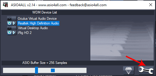 ASIO4ALL basic settings