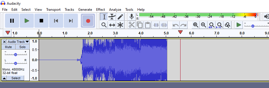 Audacity clipping in recording