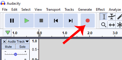 audacity record what you hear