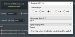 fl studio asio driver not working