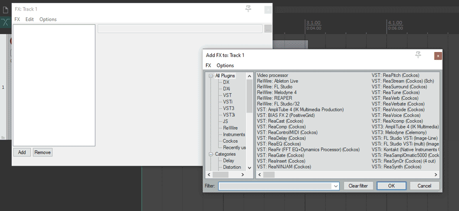 how toy use amplitube 3 in reaper