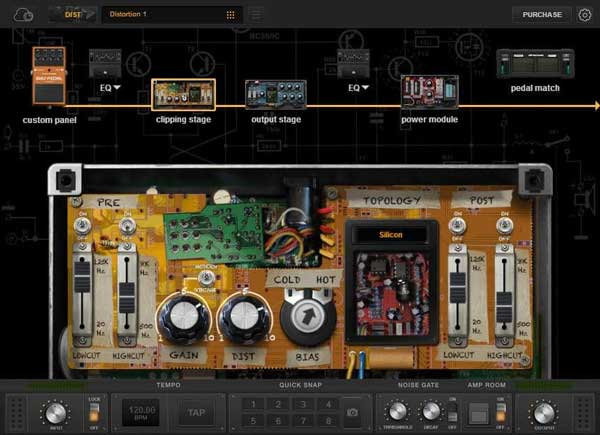 BIAS PEDAL plugin settings