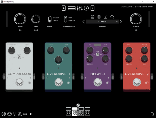 Neural DSP Nolly pedals